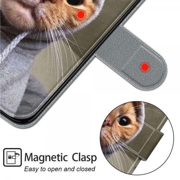 Xiaomi Redmi 12C Fodral Motiv Katt i Tröja