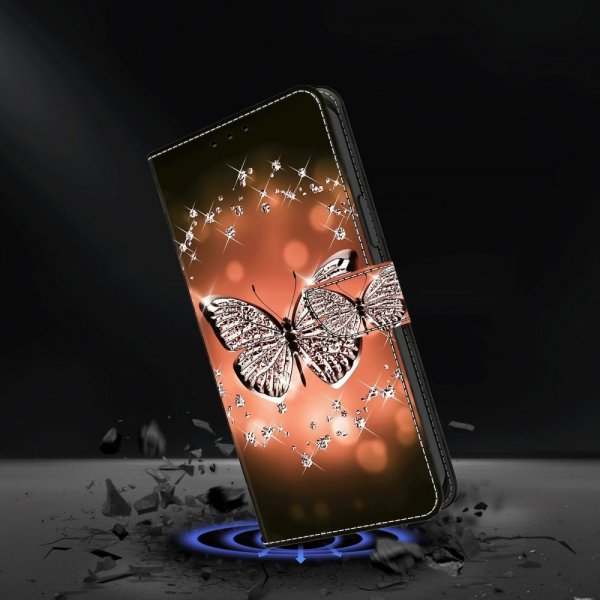 Xiaomi Redmi 12C Fodral Motiv Kristallfjäril