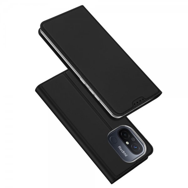 Dux Ducis Xiaomi Redmi 12C Fodral Skin Pro Series Svart