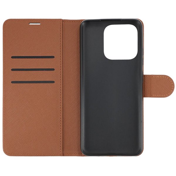 Xiaomi Redmi 12C Fodral med Stativ Brun