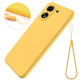 Xiaomi Redmi 13C Skal med Strap Silikon Gul