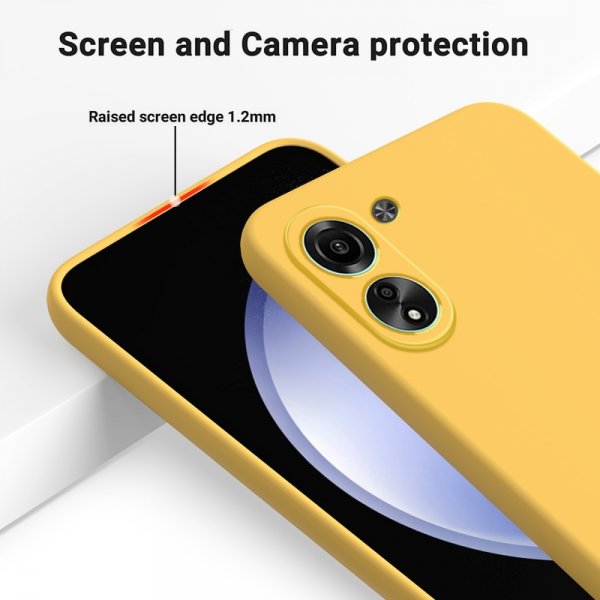 Xiaomi Redmi 13C Skal med Strap Silikon Gul