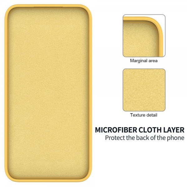 Xiaomi Redmi 13C Skal med Strap Silikon Gul