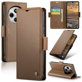 CaseMe Xiaomi Redmi 14C Fodral 023 Series Brun