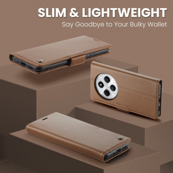 CaseMe Xiaomi Redmi 14C Fodral 023 Series Brun
