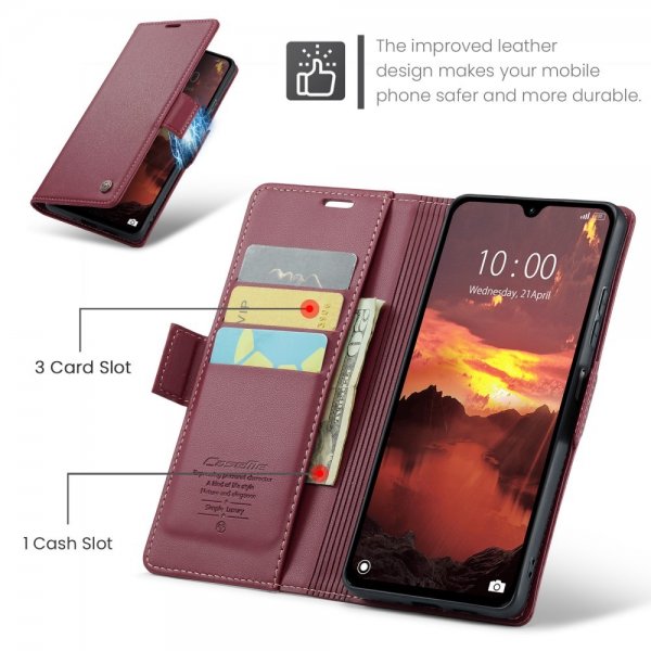 CaseMe Xiaomi Redmi 14C Fodral 023 Series Röd
