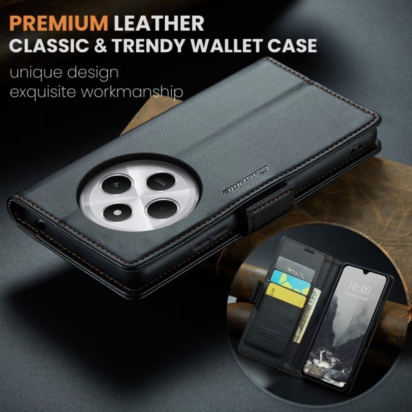 CaseMe Xiaomi Redmi 14C Fodral 023 Series Svart