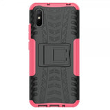 Xiaomi Redmi 9A Skal Däckmönster Stativfunktion Magenta