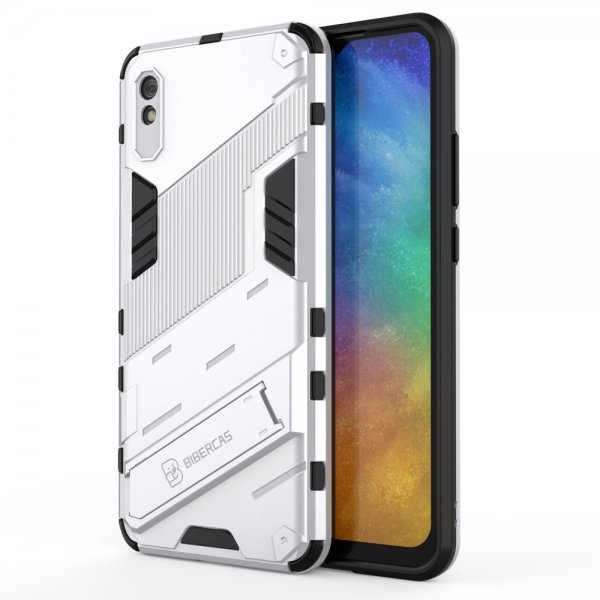 Xiaomi Redmi 9A Skal med Stativ Vit