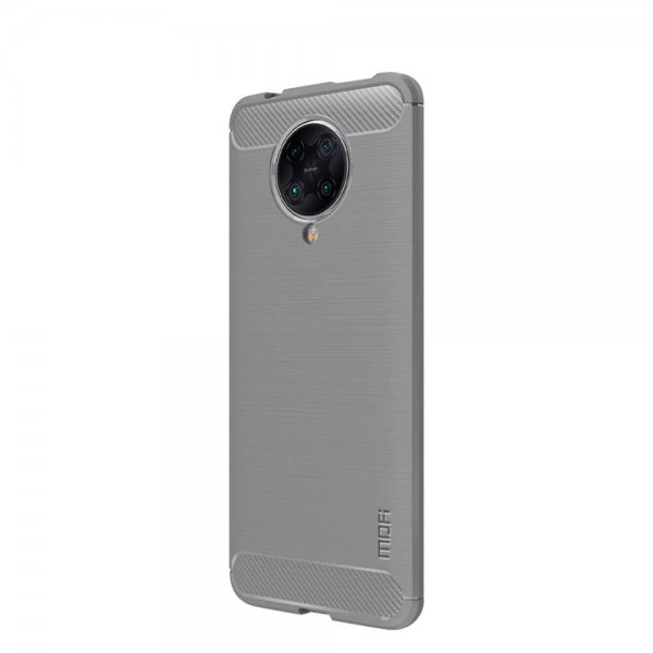 Mofi Xiaomi Redmi K30 Pro Skal Borstad Kolfibertextur Grå