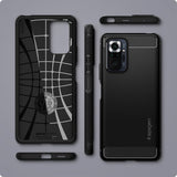 Spigen Xiaomi Redmi Note 10 Pro Skal Rugged Armor Matte Black