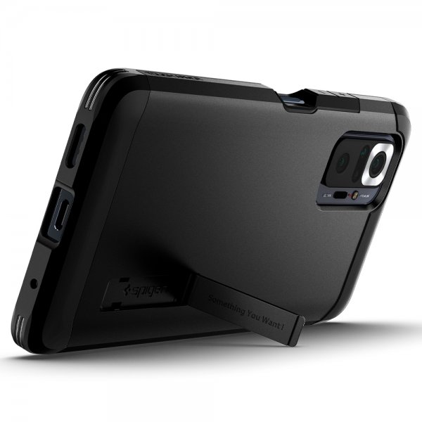 Spigen Xiaomi Redmi Note 10 Pro Skal Tough Armor Svart