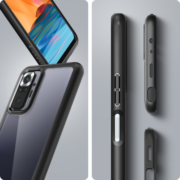 Spigen Xiaomi Redmi Note 10 Pro Skal Ultra Hybrid Matte Black
