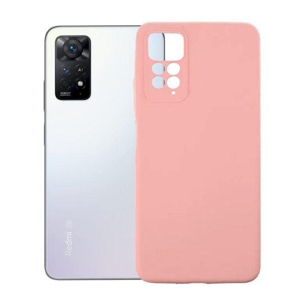 Xiaomi Redmi Note 11 Skal Silikon i Rosa
