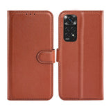 Xiaomi Redmi Note 11 Fodral med Kortfack Brun