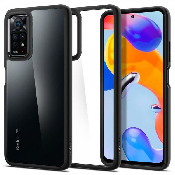 Spigen Xiaomi Redmi Note 11 Pro Skal Ultra Hybrid Matte Black