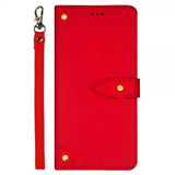 Xiaomi Redmi Note 13 4G Fodral med Strap Röd