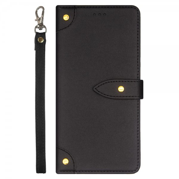 Xiaomi Redmi Note 13 4G Fodral med Strap Svart