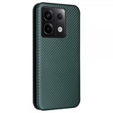 Xiaomi Redmi Note 13 5G Fodral Kolfibertextur Grön