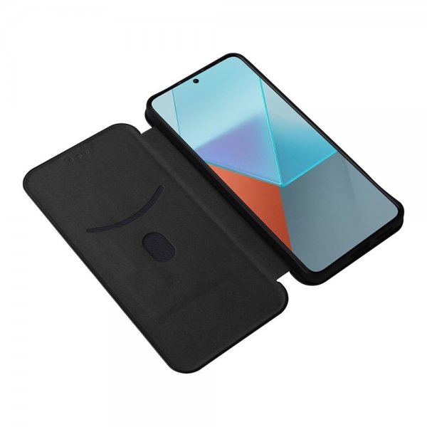 Xiaomi Redmi Note 13 5G Fodral Kolfibertextur Svart