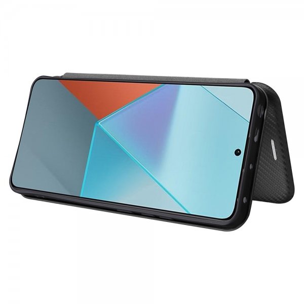 Xiaomi Redmi Note 13 5G Fodral Kolfibertextur Svart