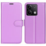 Xiaomi Redmi Note 13 5G Fodral Litchi Lila
