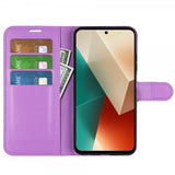 Xiaomi Redmi Note 13 5G Fodral Litchi Lila