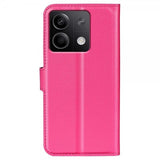 Xiaomi Redmi Note 13 5G Fodral Litchi Magenta