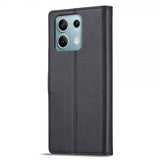 Lc.Imeeke Xiaomi Redmi Note 13 5G Fodral med Kortfack Stativfunktion Svart