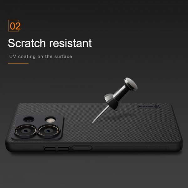 Nillkin Xiaomi Redmi Note 13 5G Skal Super Frosted Shield Svart