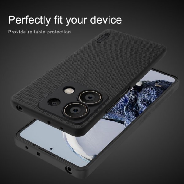 Nillkin Xiaomi Redmi Note 13 5G Skal Super Frosted Shield Svart