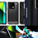 Spigen Xiaomi Redmi Note 13 Pro 5G Skal Rugged Armor Matte Black