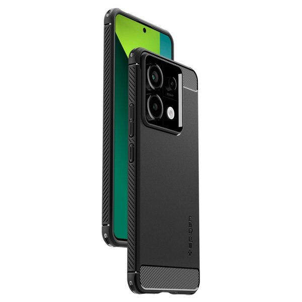 Spigen Xiaomi Redmi Note 13 Pro 5G Skal Rugged Armor Matte Black