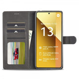 Lc.Imeeke Xiaomi Redmi Note 13 Pro 5G Fodral med Kortfack Stativfunktion Grå