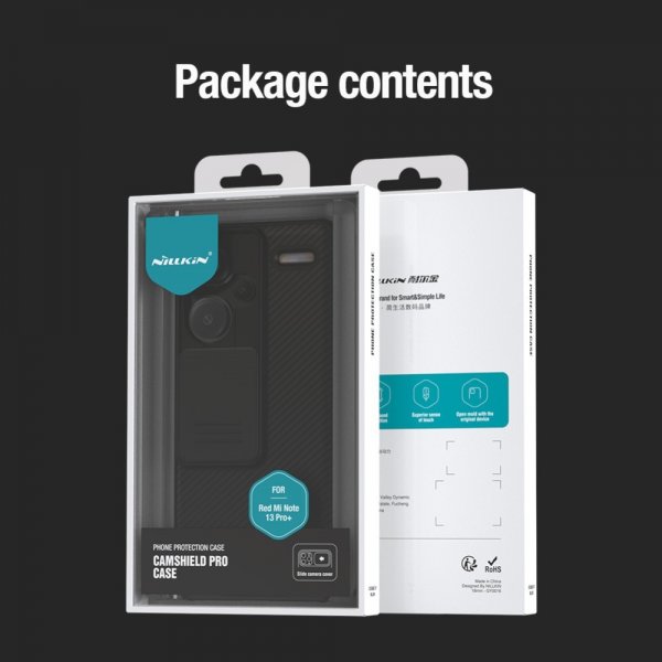 Nillkin Xiaomi Redmi Note 13 Pro Plus 5G Skal CamShield Pro Svart