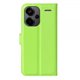 Xiaomi Redmi Note 13 Pro Plus 5G Fodral Litchi Grön