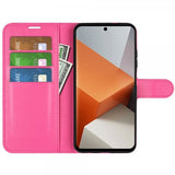 Xiaomi Redmi Note 13 Pro Plus 5G Fodral Litchi Magenta