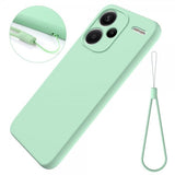 Xiaomi Redmi Note 13 Pro Plus 5G Skal med Strap Silikon Grön