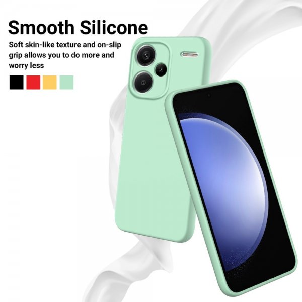 Xiaomi Redmi Note 13 Pro Plus 5G Skal med Strap Silikon Grön