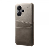 Xiaomi Redmi Note 13 Pro Plus 5G Skal med två Kortfack Grå