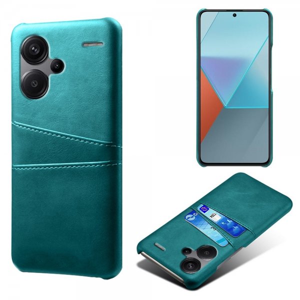 Xiaomi Redmi Note 13 Pro Plus 5G Skal med två Kortfack Grön