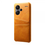 Xiaomi Redmi Note 13 Pro Plus 5G Skal med två Kortfack Ljusbrun