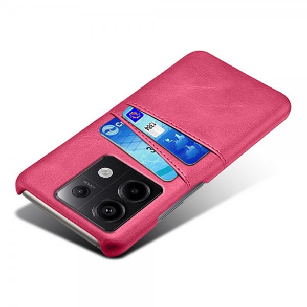 Xiaomi Redmi Note 13 Pro 5G Skal med två Kortfack Magenta