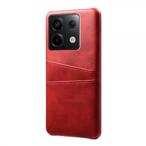 Xiaomi Redmi Note 13 Pro 5G Skal med två Kortfack Röd