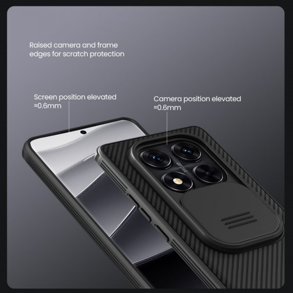 Nillkin Xiaomi Redmi Note 14 Pro 5G Skal CamShield Pro Svart