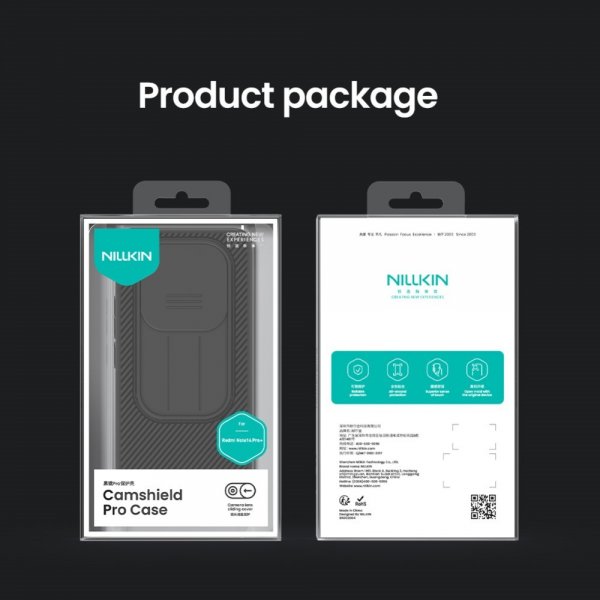 Nillkin Xiaomi Redmi Note 14 Pro Plus 5G Skal CamShield Pro Svart