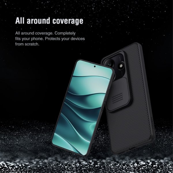 Nillkin Xiaomi Redmi Note 14/Redmi Note 14 5G Skal CamShield Svart