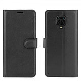 Xiaomi Redmi Note 9 Pro Fodral Litchi Svart