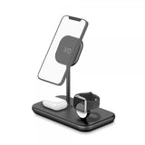 Xqisit Laddare 3-in-1 Wireless Charger Aluminum MagSafe